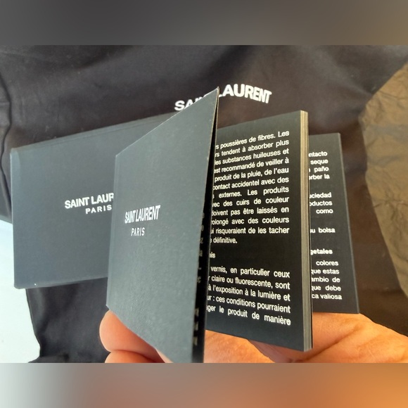 Authentic Saint Laurent Anja 105 Black Patent Leather Pumps Size 7.5 - Picture 12 of 14